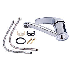 Змішувач для кухні Lidz Mars 002M (k40) LDMAR002MCRM34847 Chrome, фото 5