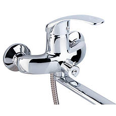 Змішувач для ванни Lidz Mars 005 з поворотним виливом (з душовим гарнітуром) (k40) LDMAR005CRM34853 Chrome, фото 3