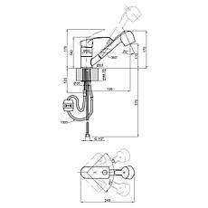 Змішувач для кухні Lidz Mars 011 з висувним виливом (k40) LDMAR011CRM34859 Chrome, фото 2