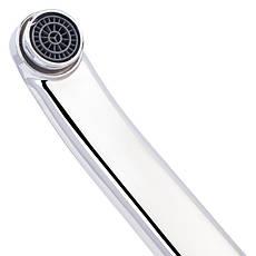 Змішувач для раковини локтьовий Lidz Watt 002M з поворотним виливом (k40) LDWAT002MCRM34861 Chrome, фото 5