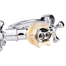 Змішувач для кухні Lidz Lamb 274F двохвентильний з гнучким виливом LDLAM274FCRM35074 Chrome, фото 4