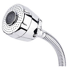 Змішувач для кухні Lidz Lamb 274F двохвентильний з гнучким виливом LDLAM274FCRM35074 Chrome, фото 5