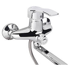 Змішувач для ванни Lidz Anny 005 з поворотним виливом (з душовим гарнітуром) (k40) LDANN005CRM35120 Chrome, фото 3