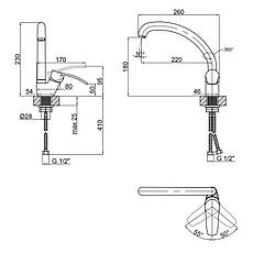 Змішувач для кухні Lidz Anny 008F (k40) LDANN008FCRM35123 Chrome, фото 2