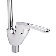 Змішувач для кухні Lidz Agata 008F4 з гнучким виливом (k40) LDAGA008F4CRM35126 Chrome, фото 3