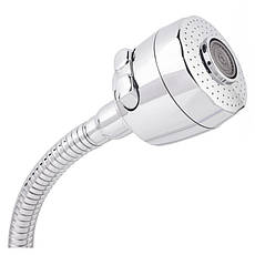 Змішувач для кухні Lidz Agata 008F4 з гнучким виливом (k40) LDAGA008F4CRM35126 Chrome, фото 4