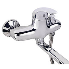 Змішувач для ванни Lidz 43 79 0051 з поворотним виливом (з душовим гарнітуром) (k40) LD43790051CRM35128 Chrome, фото 3