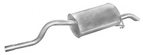 Глушник Renault Symbol I/Clio II 98-06 Polmostrow задній HB (1.9 D/1.2)