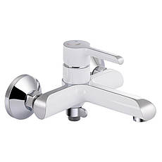 Змішувач для ванни Qtap Grand (з душовим гарнітуром) QTGRAWCR006 Chrome/White, фото 3