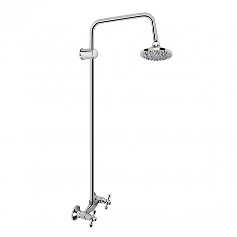 Душова система для кабані Lidz Lamb 1361 двовентильній на одного споживача LDLAM1361CRM35072 Chrome, фото 1