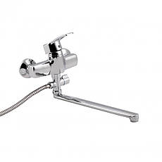 Змішувач для ванни Lidz Anny 005C2 з поворотним виливом (з душовим гарнітуром) (k40) LDANN005C2CRM35102 Chrome, фото 3