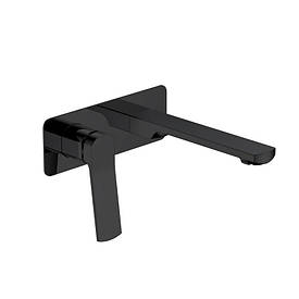 Змішувач для раковини Qtap Slavonice прихованого монтажу QTSLA3040103DB Black Matt