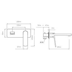 Змішувач для раковини Qtap Slavonice прихованого монтажу QTSLA273CRM45919 Chrome, фото 2