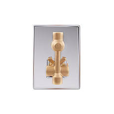 Душова система універсальна Qtap Aquarius прихованого монтажу на два споживача QTAQA64103NGC Chrome, фото 5