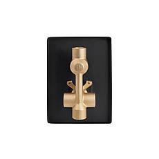 Душова система універсальна Qtap Aquarius прихованого монтажу на два споживача QTAQA64103NGB Black Matt, фото 5