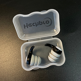 Беруші від шуму, затички у вуха для сну, багаторазові беруші, вушні затички Hechpro чорні (2940)