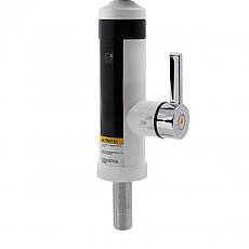 Проточний кран-водонагрівач кухонний для кухні Lidz Warm 061 LDWAR061WCR35431 White / Chrome, фото 3