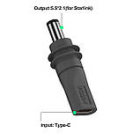 Адаптер роз'єму USB Type-C на DC 5.5 2.1 Starlink adapter, фото 2