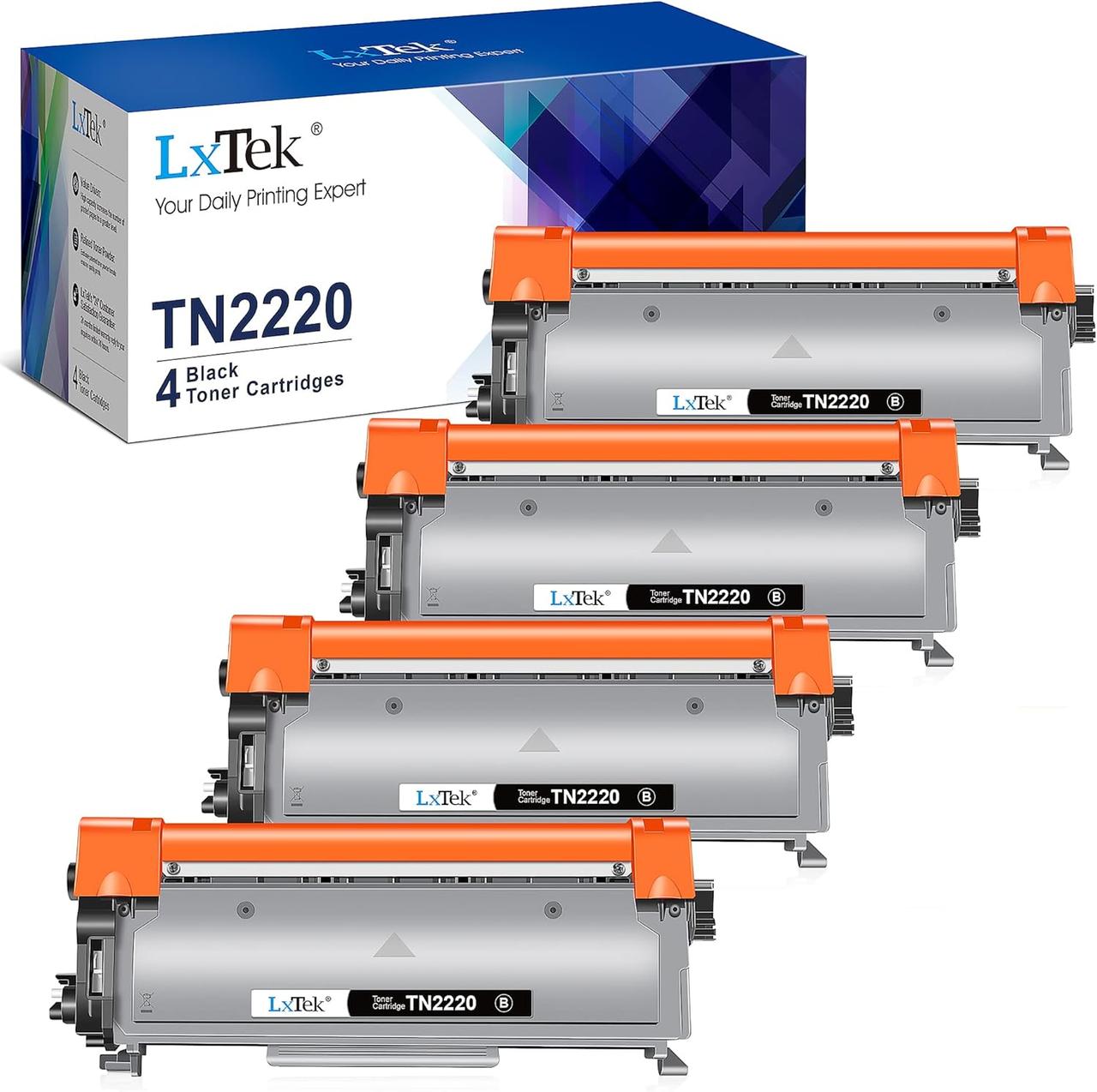 Тонер LxTek TN2220 TN-2220 сумісний з Brother TN2220 TN 2220 для Brother MFC-7360N HL-2130 FAX-2840 HL-2240 H