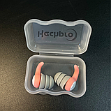Беруші протишумні, беруші для перельотів, беруші для вух Hechpro рожеві (2940), фото 2