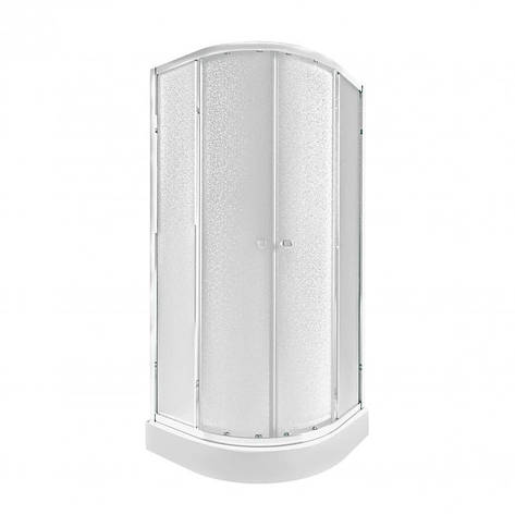 Набір Qtap душова кабіна Presto CRM1088AP5 Pear 1970x800x800 мм + піддон Robin 308812C 80x80x12 см з сифоном, фото 1