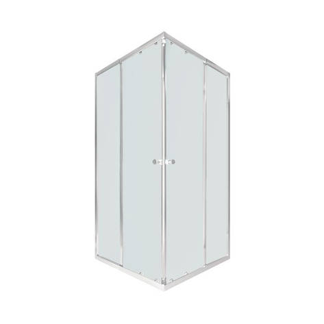 Душова кабіна Qtap Pisces CRM107-9SP5 75-90x75-90 см, скло Pear 5 мм без піддона, фото 1