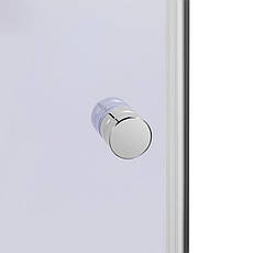 Душова кабіна Lidz Latwa SC90x90.SAT.MID.GR, скло тоноване 4 мм без піддона, фото 4