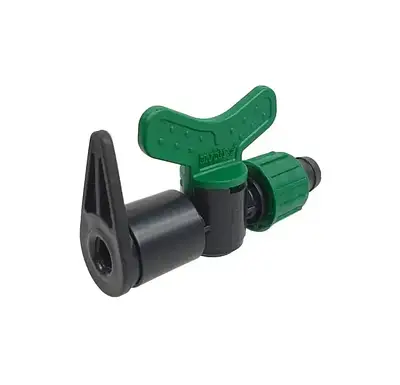 Кран для крапельної стрічки 16 мм / LayFlat, затискний, Irritec (Італія)