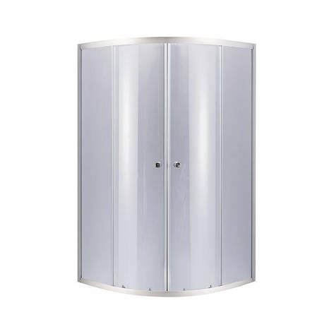 Душова кабіна Lidz Latwa SC90x90.SAT.MID.GR, скло тоноване 4 мм без піддона, фото 1