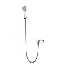 Змішувач для душу Lidz Aria 010 (з душовим гарнітуром) (k35) LDARI010NKS43361 Nickel, фото 3