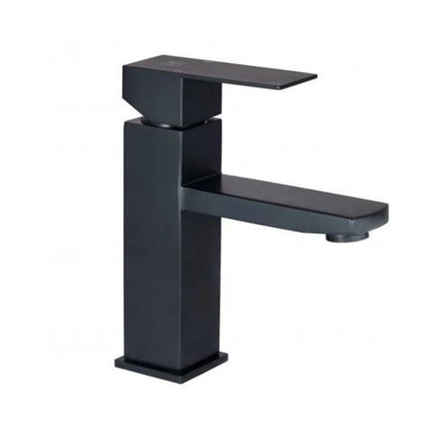 Змішувач для раковини Lidz Kubis 001F (k35) LDKUB001FBLA43376 Black, фото 1