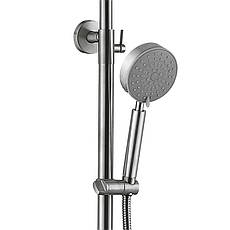 Душова система для кабіни Lidz Wind 1363 двохвентильний на два споживача LDWIN1363NKS43389 Nickel, фото 4