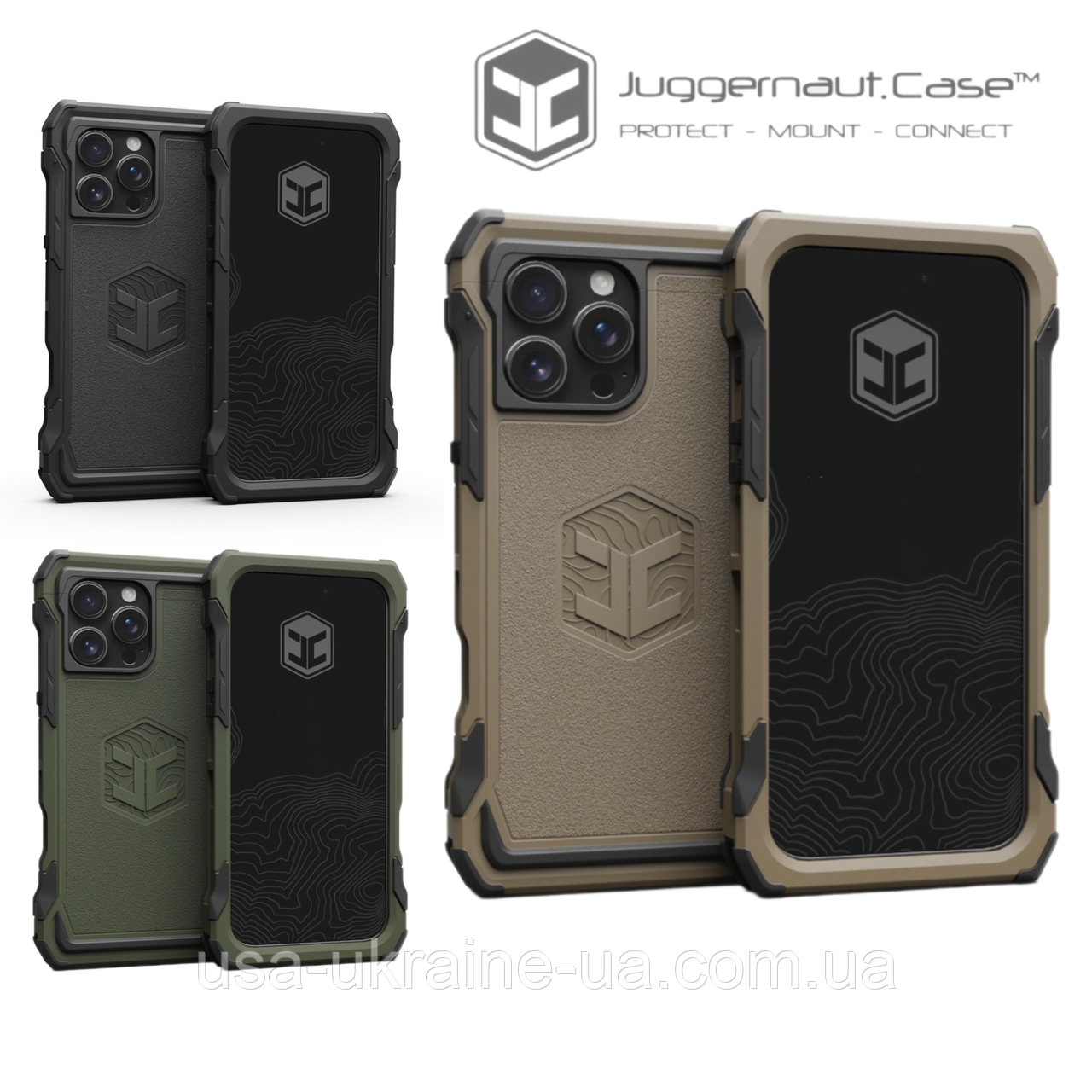 Протиударний чохол Juggernaut Case iPhone 16 PRO / 16 PRO MAX ADVNTR, фото 1