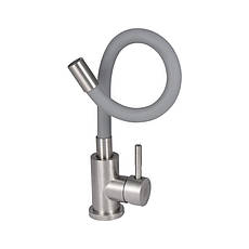 Змішувач для кухні Lidz Aria 015F3 з гнучким виливом (k35) LDARI015F3GRE43363 Grey, фото 3