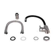 Змішувач для кухні Lidz Aria 015F3 з гнучким виливом (k35) LDARI015F3BLA43364 Black, фото 4