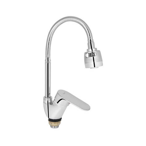 Змішувач для кухні Lidz Tani 008F4 з гнучким виливом (k40) LDTAN008F4CRM44972 Chrome, фото 1