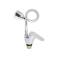 Змішувач для кухні Lidz Tani 008F4 з гнучким виливом (k40) LDTAN008F4CRM44972 Chrome, фото 3