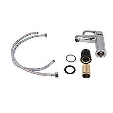 Змішувач для раковини Lidz Latwa 001 (k35) LDLAT001CRM45412 Chrome, фото 4