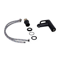 Змішувач для раковини Lidz Latwa 001 (k35) LDLAT001BLA45418 Black, фото 3