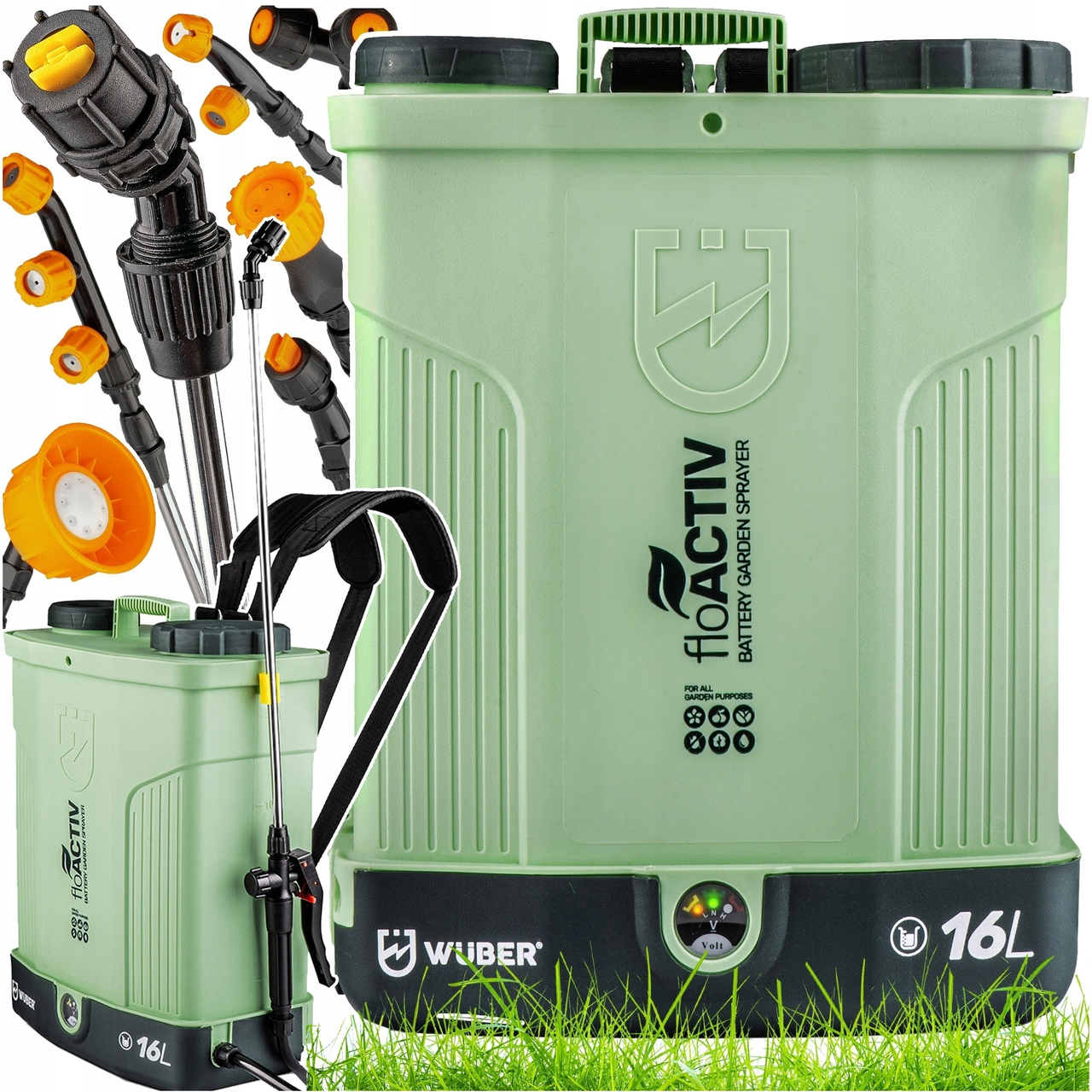 Акумуляторний обприскувач 16L Wuber W24021 - Великий комплект