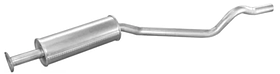 Резонатор Opel Kadett E 85-91 Polmostrow середній HB CABRIO SDN (1.3/1.4/1.8/1.6/2.0) O=45