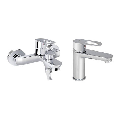 Набір змішувачів Latwa 001 + Latwa 006 Chrome, фото 1