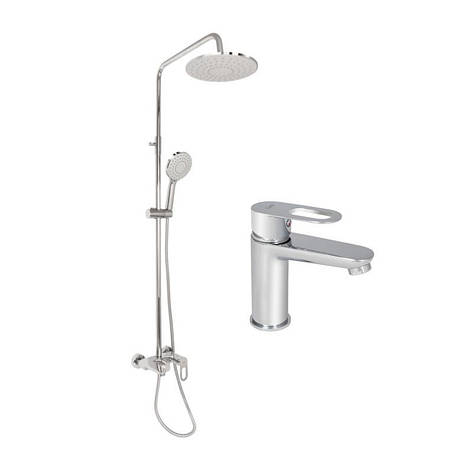 Набір змішувачів Latwa 001 + Latwa 1030 Chrome, фото 1