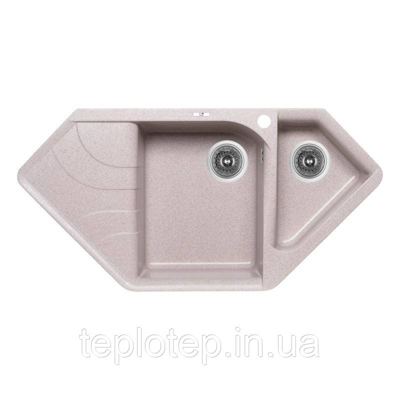Кухонна мийка Lidz з додатковою чашею 1000x500/225 MAR-07 (LIDZMAR071000500225), фото 1