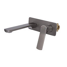 Змішувач для раковини Qtap Slavonice прихованого монтажу QTSLA273GMB45920 Gunmetal Black PVD, фото 3