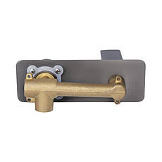 Змішувач для раковини Qtap Slavonice прихованого монтажу QTSLA273GMB45920 Gunmetal Black PVD, фото 5