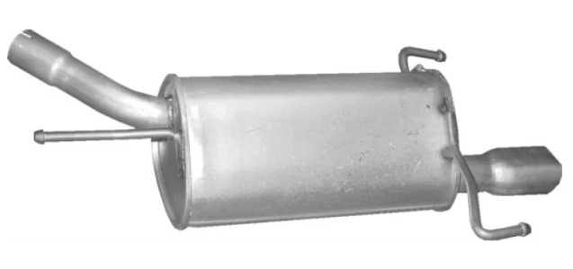 Глушник Opel Corsa C 01-07 Polmostrow задній HB (1.2/1.4/1.8), фото 1