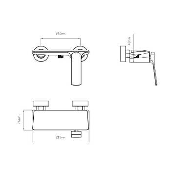 Змішувач для душу Qtap Slavonice QTSLA266CRM45907 Chrome, фото 2