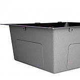 Мийка для кухні інтегрована Lidz Handmade H5050B (LDH5050BPVD43619) Brushed Black PVD 3,0/1,0 мм, фото 6