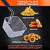 Фритюрниця електрична зі знімною чашею домашня настільна Фритюр для дому для фрі пончиків нагетсів 2,5 л, фото 3